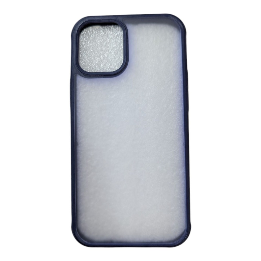 O7. Mobile Soft Navy‎ Blue Bumper Case For Apple iPhone 12 Mini